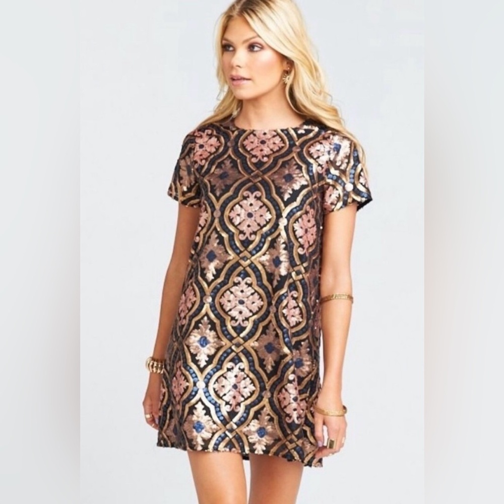 Show Me Your MuMu Tallulah in Wallflower sequin lo bk mini drss SZ XS party